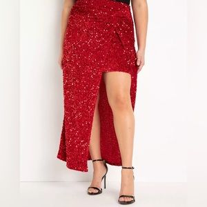 Eloquii Sequin Maxi Skirt (NWT) sz 18